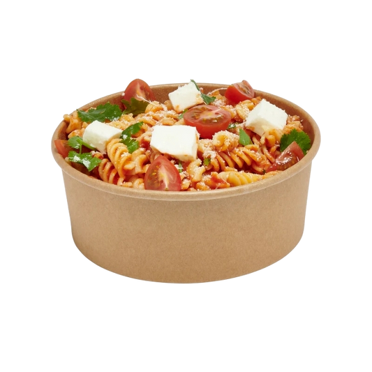 750ml Round Kraft Takeaway Poke Bowl