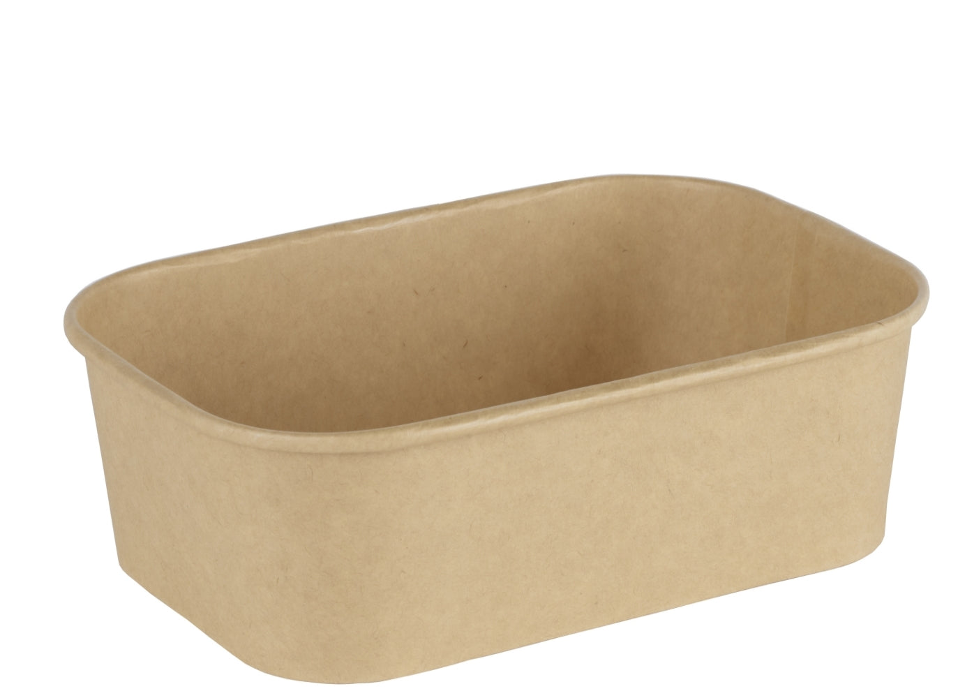 Beige rectangular container on a white background