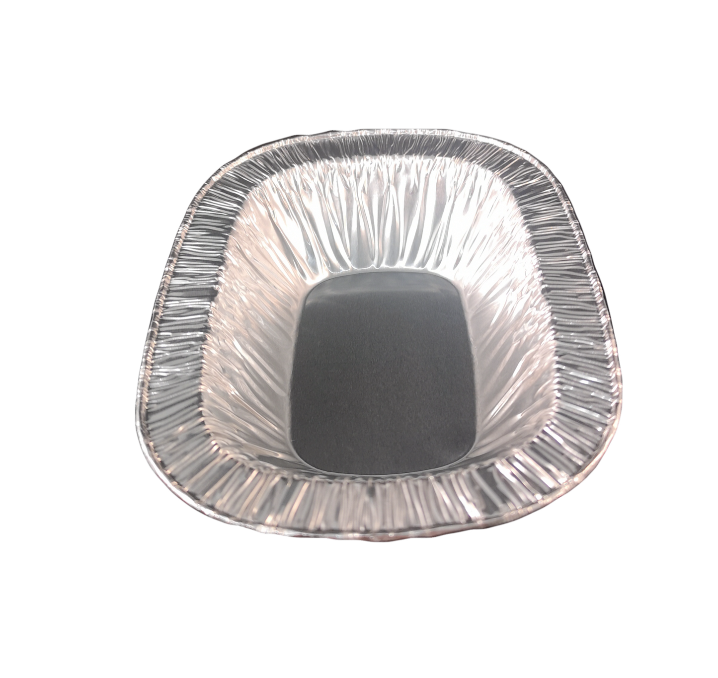 “Oval aluminium pie foil 185, ideal for pork pies, quiches, tarts, and oval pastries”