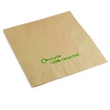 Swantex Recycled Napkin 2 Ply 33cm Kraft