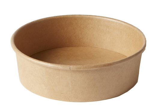 500ml Round Kraft Takeaway Poke Bowl