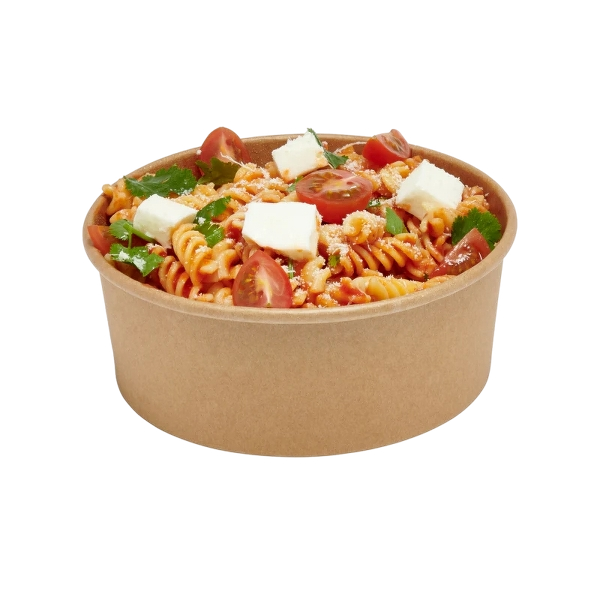 750ml Round Kraft Takeaway Poke Bowl