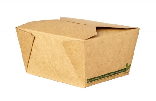 No 1 Brown Kraft Takeaway Food Carton