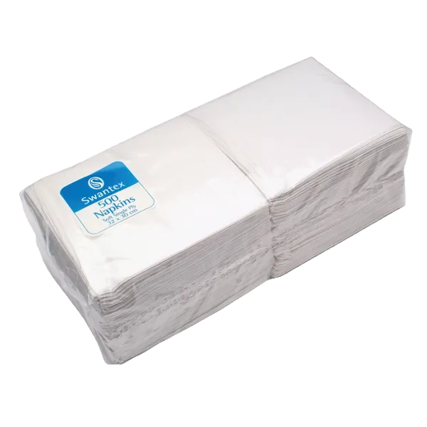 Swantex Soft White 1 Ply Napkins