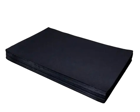 “Black meat saver paper sheets 250 x 350mm, 1000 sheets pack, grease-resistant and food-safe for wrapping meat, poultry, and fish”