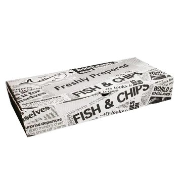 Printed Fish & Chip Takeaway Boxes