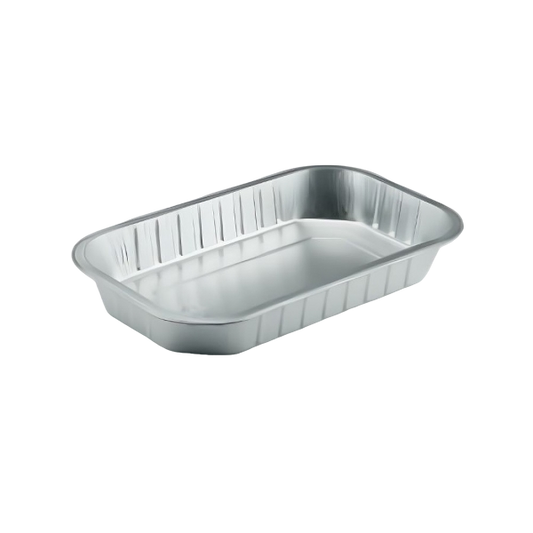 “Large shallow smoothwall oven-safe food tray, disposable tray ideal for chips, pastries, and desserts”