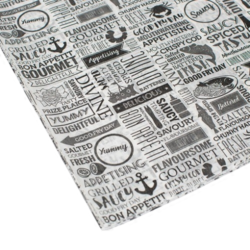 Printed Newsprint Greaseproof Paper Sheets